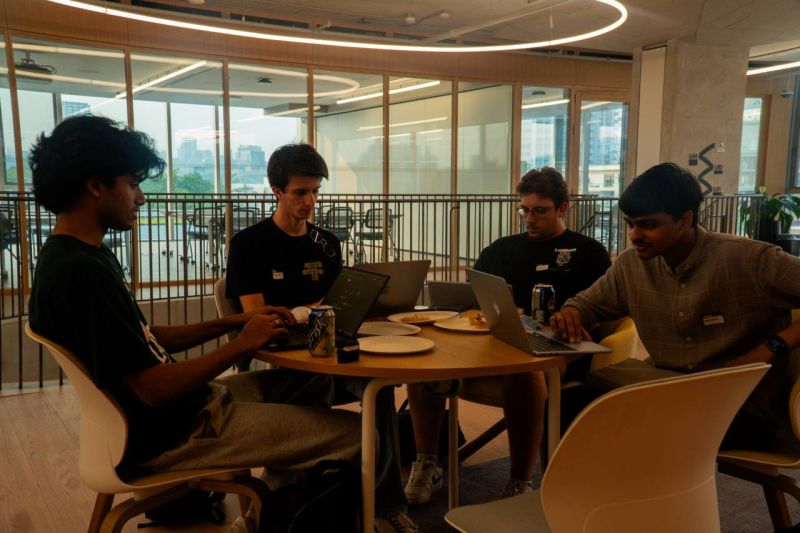 Build with AI: Code the Cup team building together