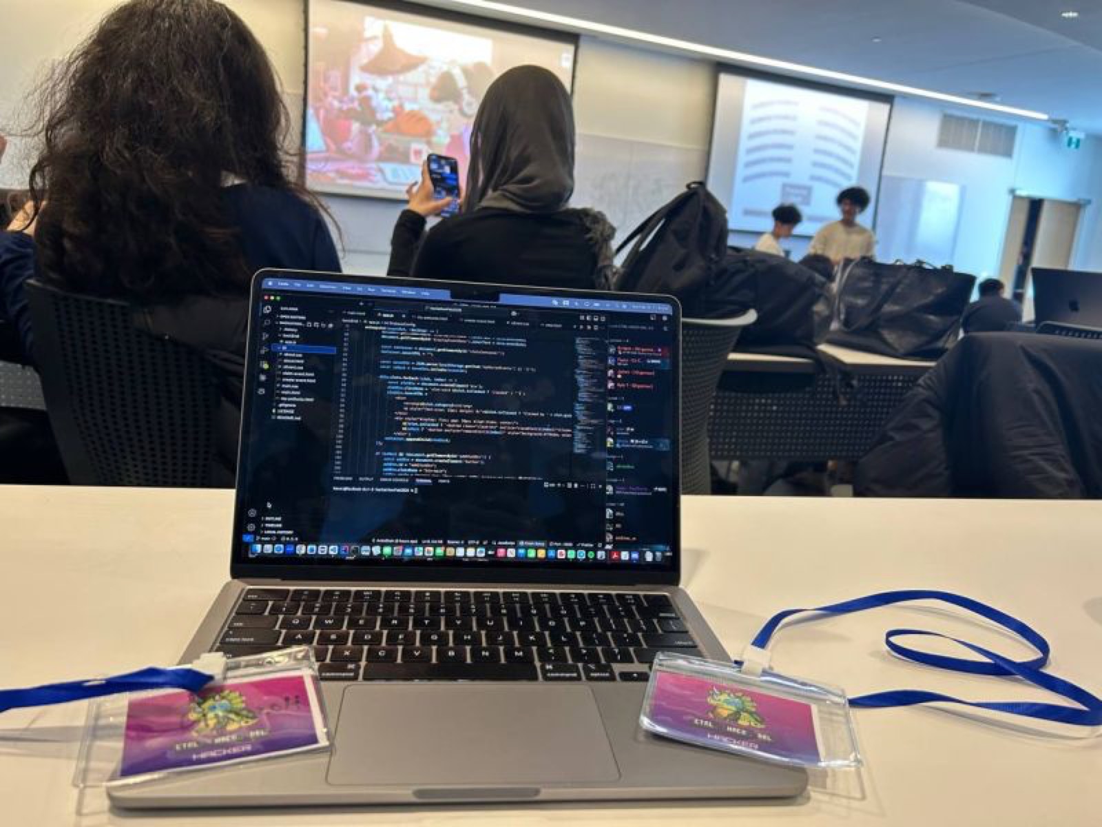 CTRL+HACK+DEL — laptop and event badges